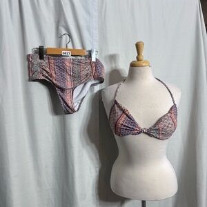 Billabong Bikini Set Large Coastal Beach Vacation Surf Style / Boho / Resortwear